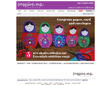 Tablet Screenshot of inspiremepapers.co.uk